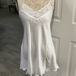 Nightgown sex slip on chemise lingerie whit soft stretchy material size S